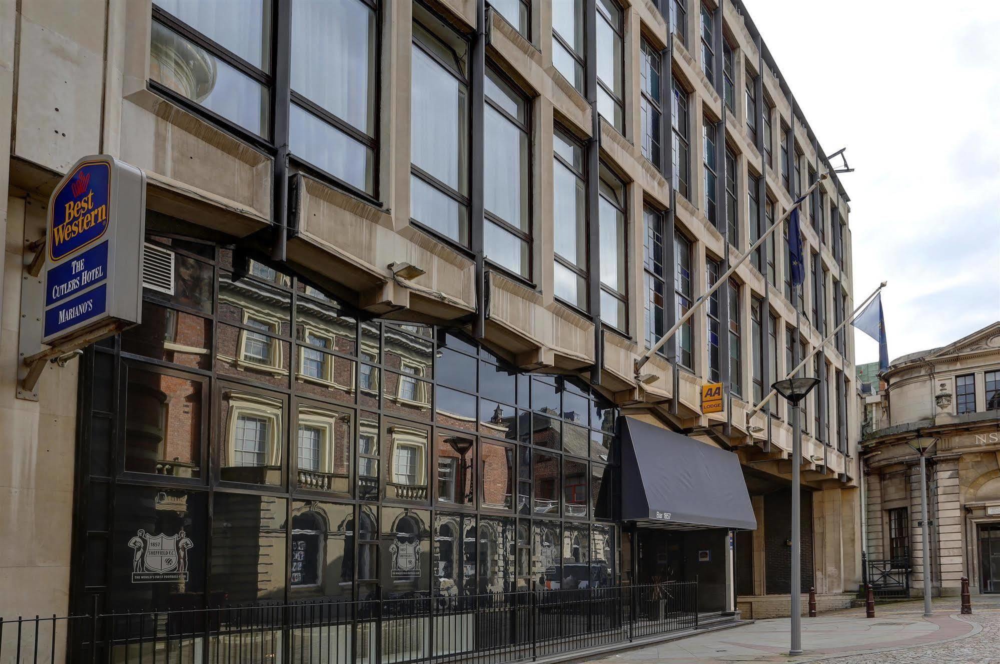 Best Western Sheffield City Centre Cutlers Hotel Exterior foto